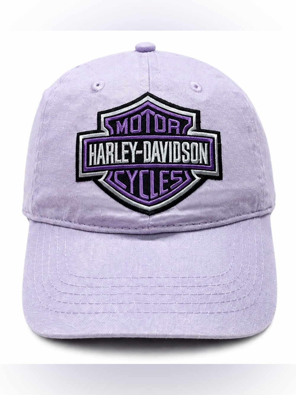 Harley-Davidson Lavender Embroidered Shield Cap